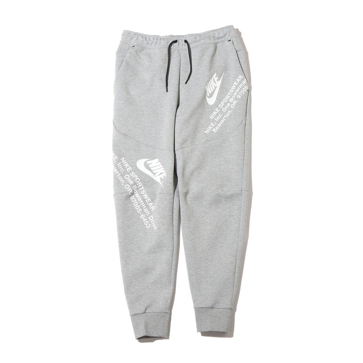 NIKE AS M NSW TCH FLC GX CB JGGR DK GREY HEATHER/WHITE 22SP-I