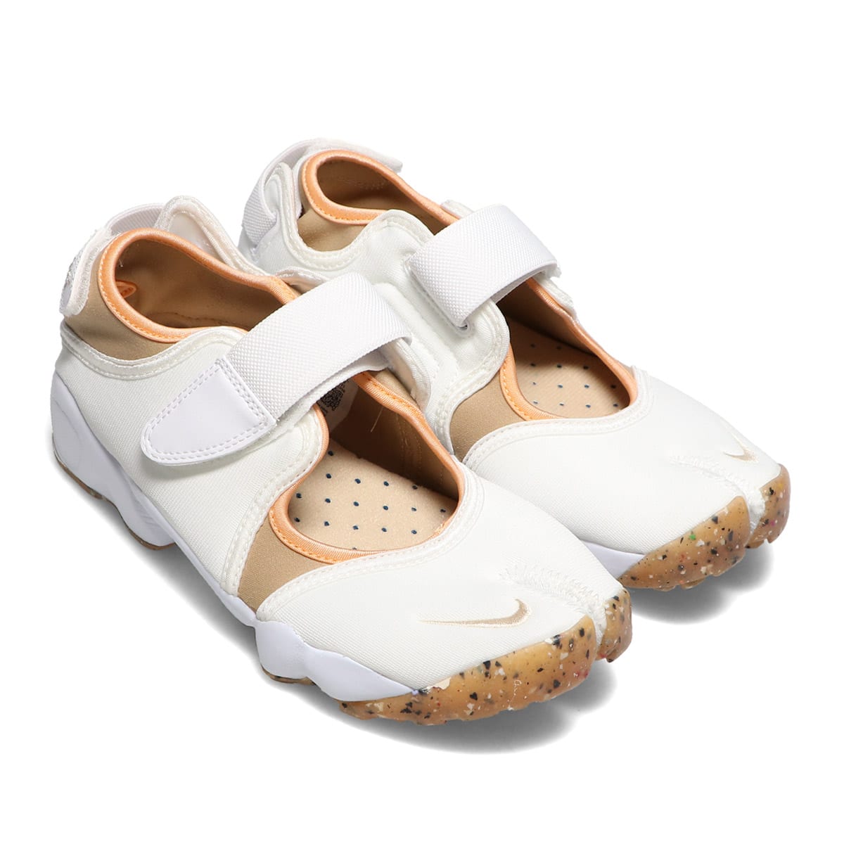 NIKE WMNS AIR RIFT WHITE/PEARL WHITE-HEMP-ORANGE CHALK 21FA-I