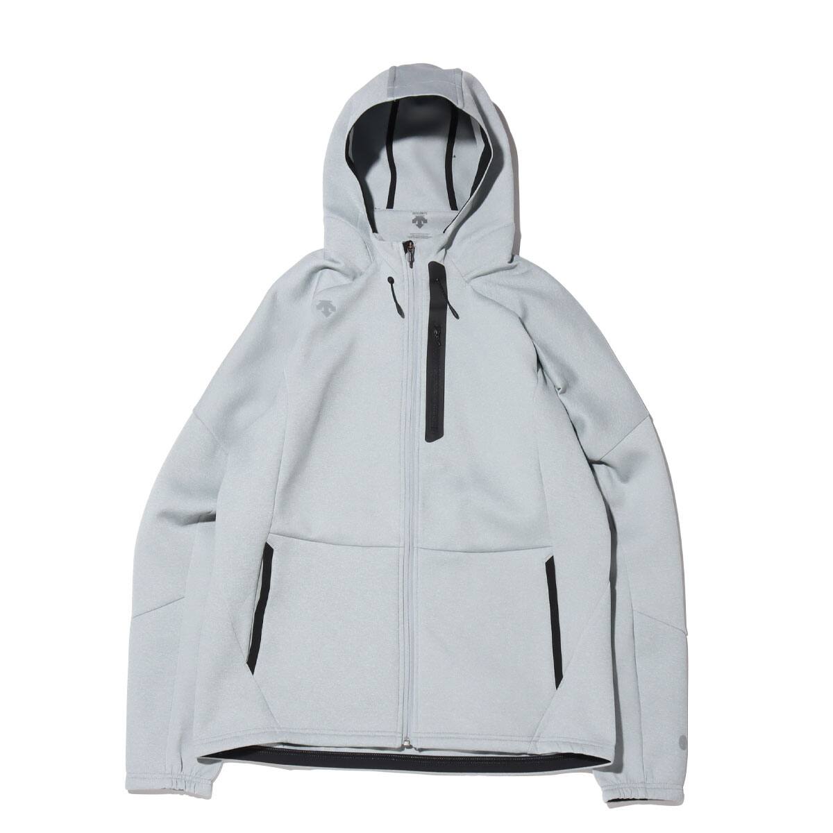 Descente タフエアー フルジップ パーカー グレー 19fw I
