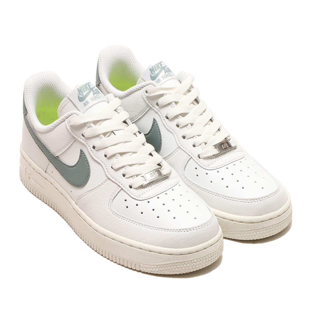 NIKE W AIR FORCE 1 '07 NEXT NATURE SUMMIT WHITE/MICA GREEN-SAIL 23SP-I