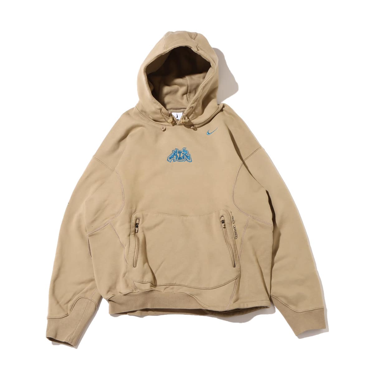 パーカーNIKE AS M NRG OFF-WHITE FLC HOODIE KHAKI 22HO-S