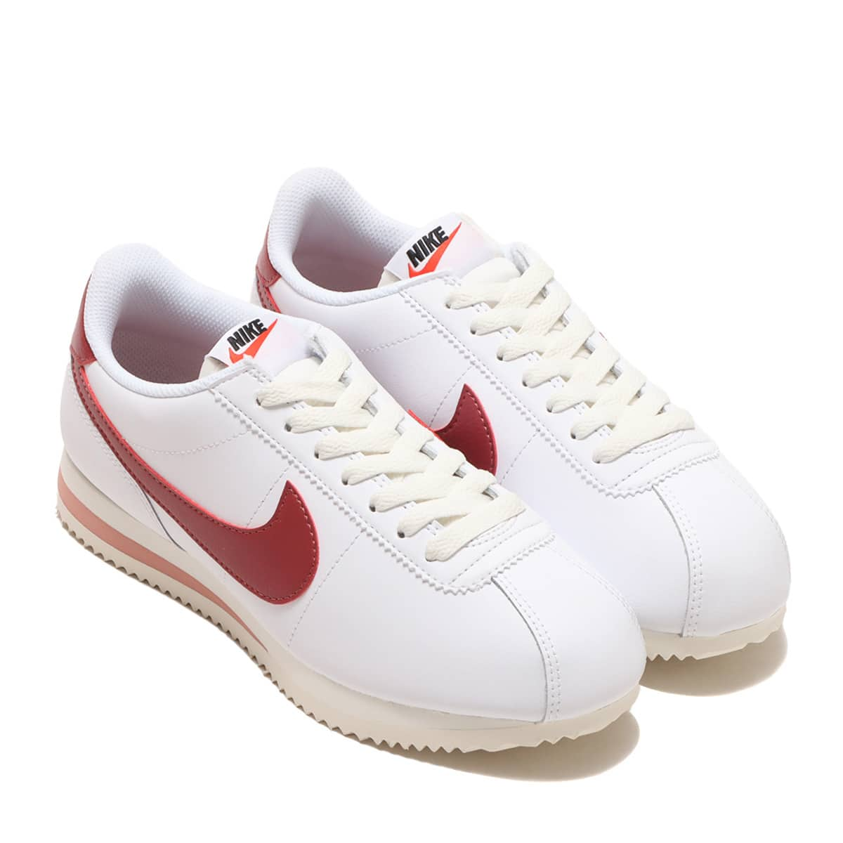 NIKE W CORTEZ WHITE/CEDAR-RED STARDUST-SAIL