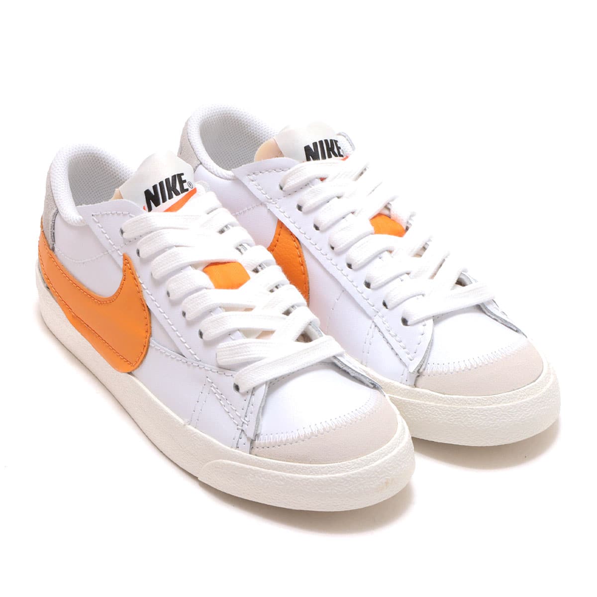 NIKE BLAZER LOW '77 JUMBO WHITE/ALPHA ORANGE-GREY FOG-SAIL 22SP-I