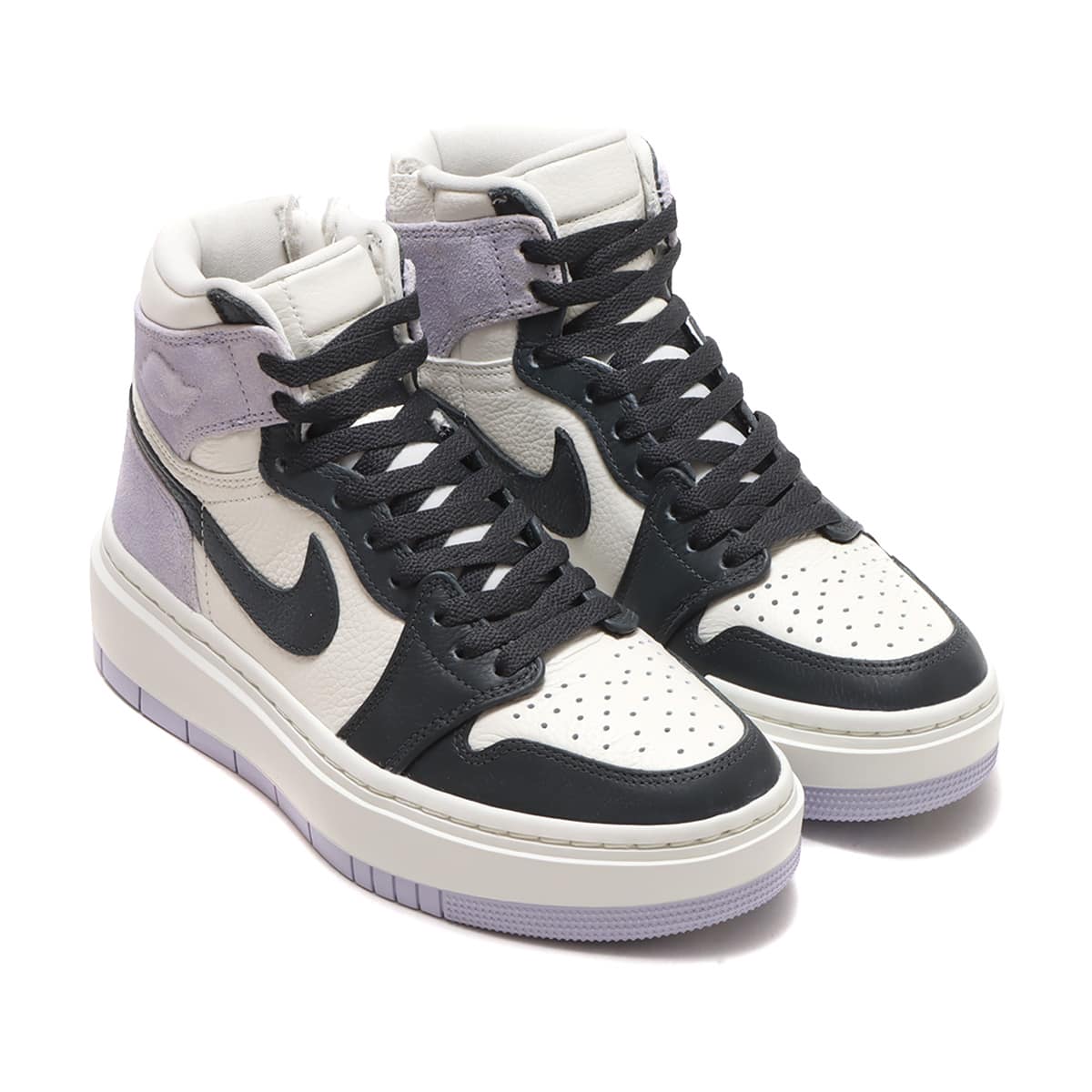 JORDAN BRAND WMNS AIR JORDAN 1 ELEVATE HIGH TITANIUM/DK SMOKE GREY ...