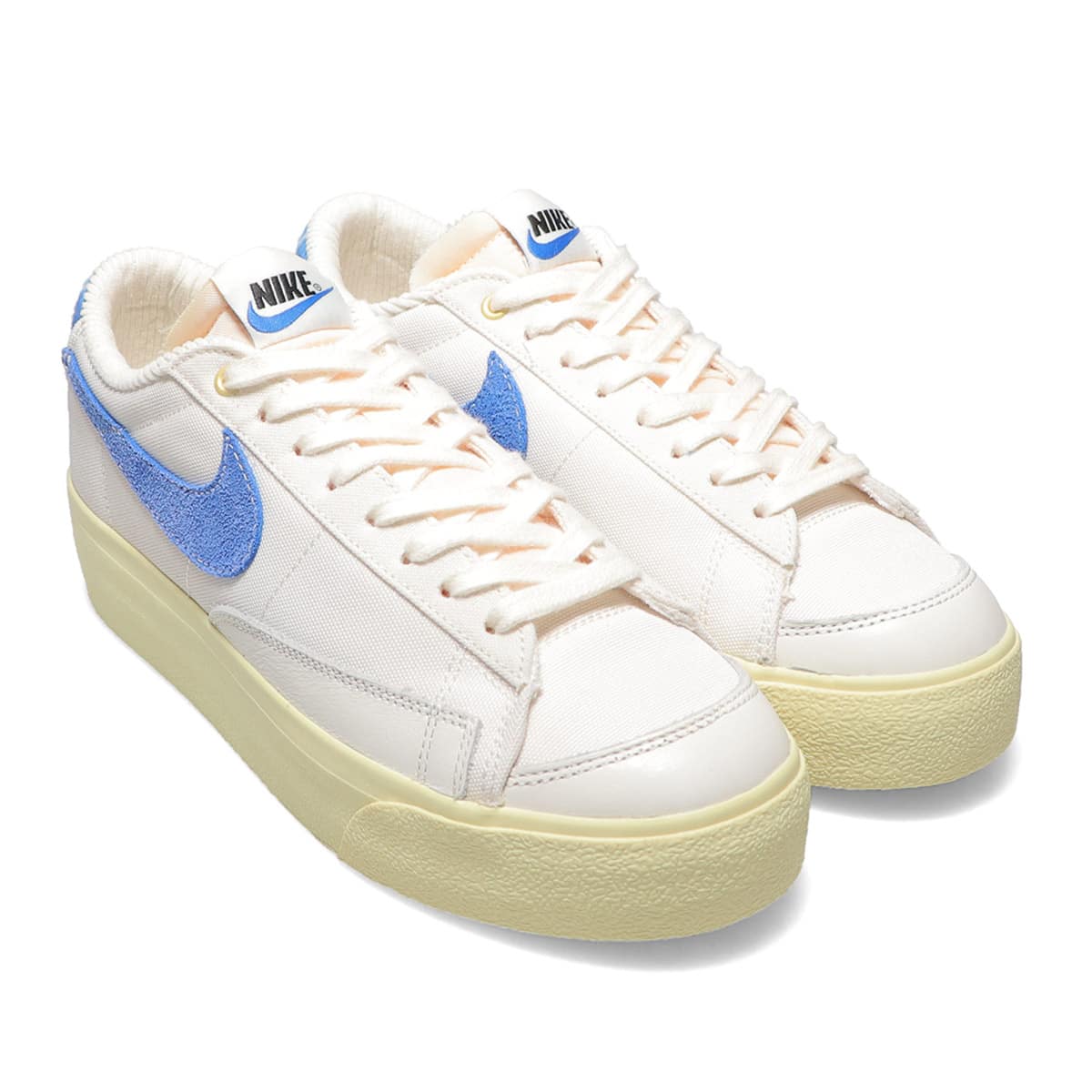 NIKE W BLAZER LOW PLATFORM SAIL/GAME ROYAL-LEMON DROP-BLACK 21HO-I