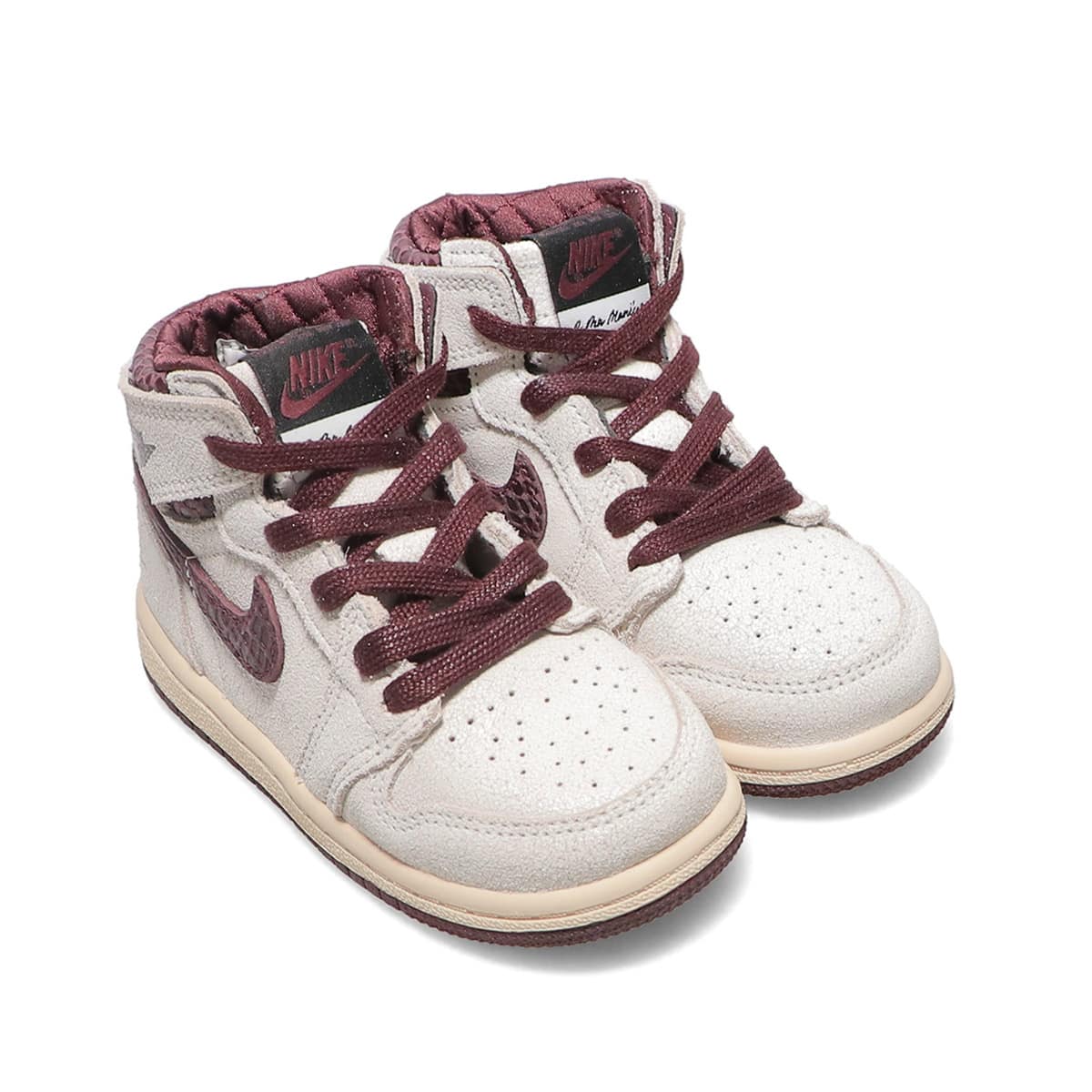 JORDAN BRAND JORDAN 1 RETRO HIGH OG SP (TD) SAIL/BURGUNDY CRUSH