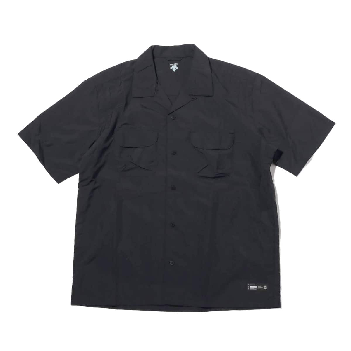 DESCENTE ddd X ATMOS LAB H/S BORING SHIRT BLACK 19SP-I