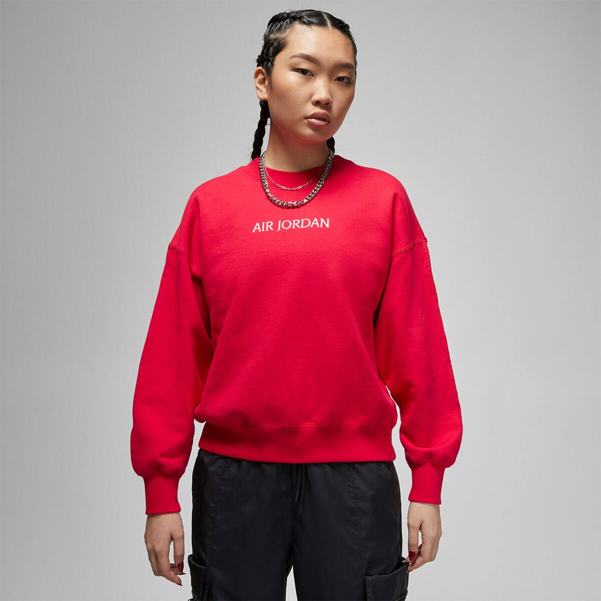 JORDAN BRAND AS W J AIR JDN SP FLC CREWNCK FIRE RED/SAIL 22SU-Iのメイン画像