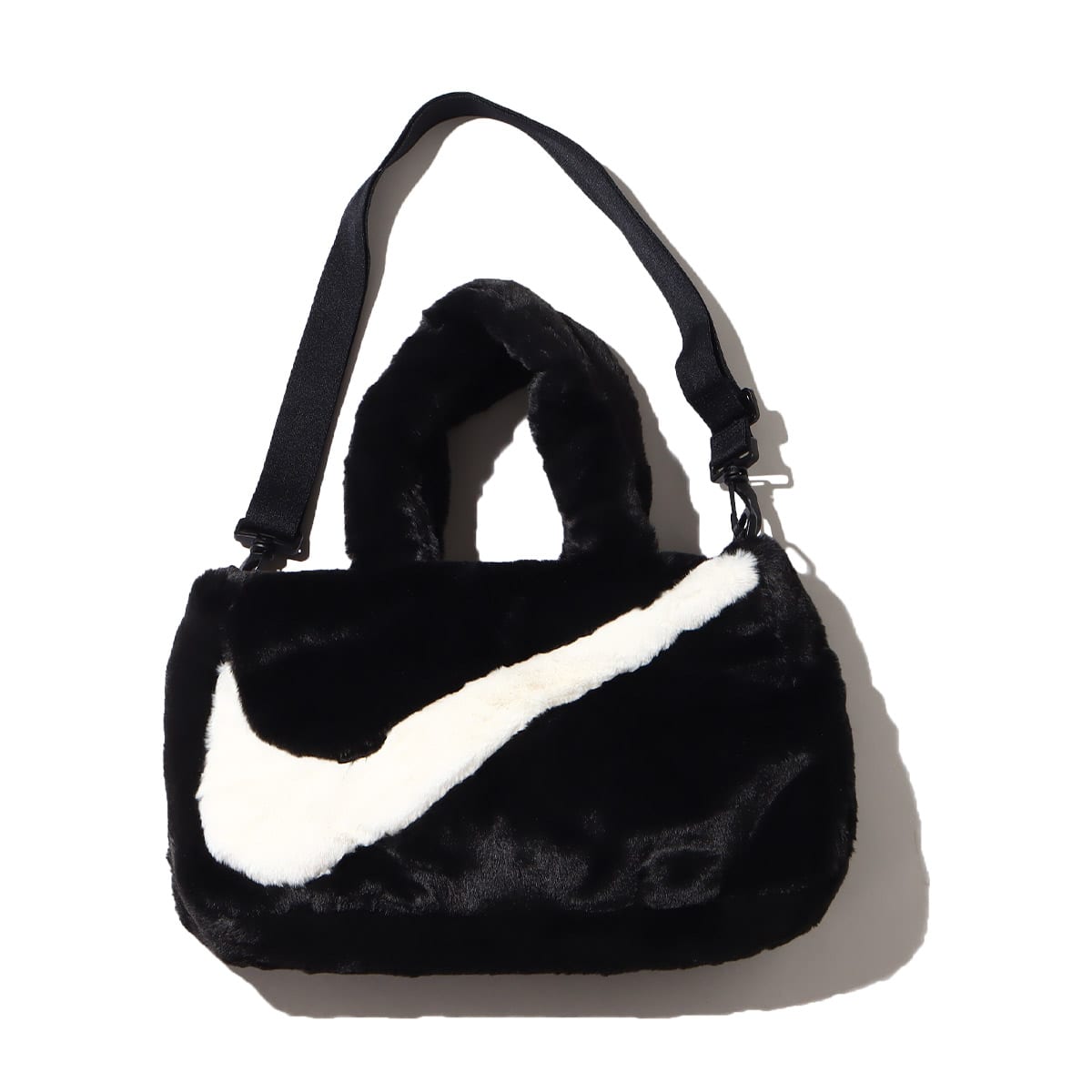 NIKE W NSW FX FUR TOTE BLACK BLACK SAIL 22HO I