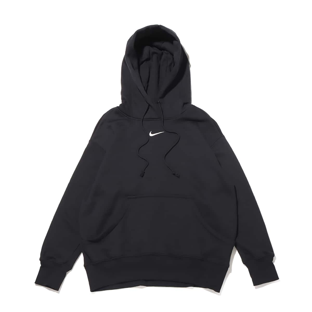 NIKE AS W NSW PHNX FLC OS PO HOODIE BLACK/SAIL