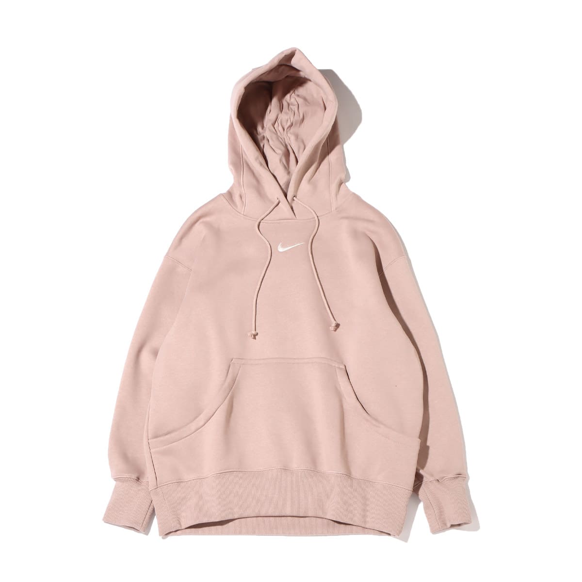 NIKE AS W NSW PHNX FLC OS PO HOODIE DIFFUSED TAUPE/SAIL 23SP-I
