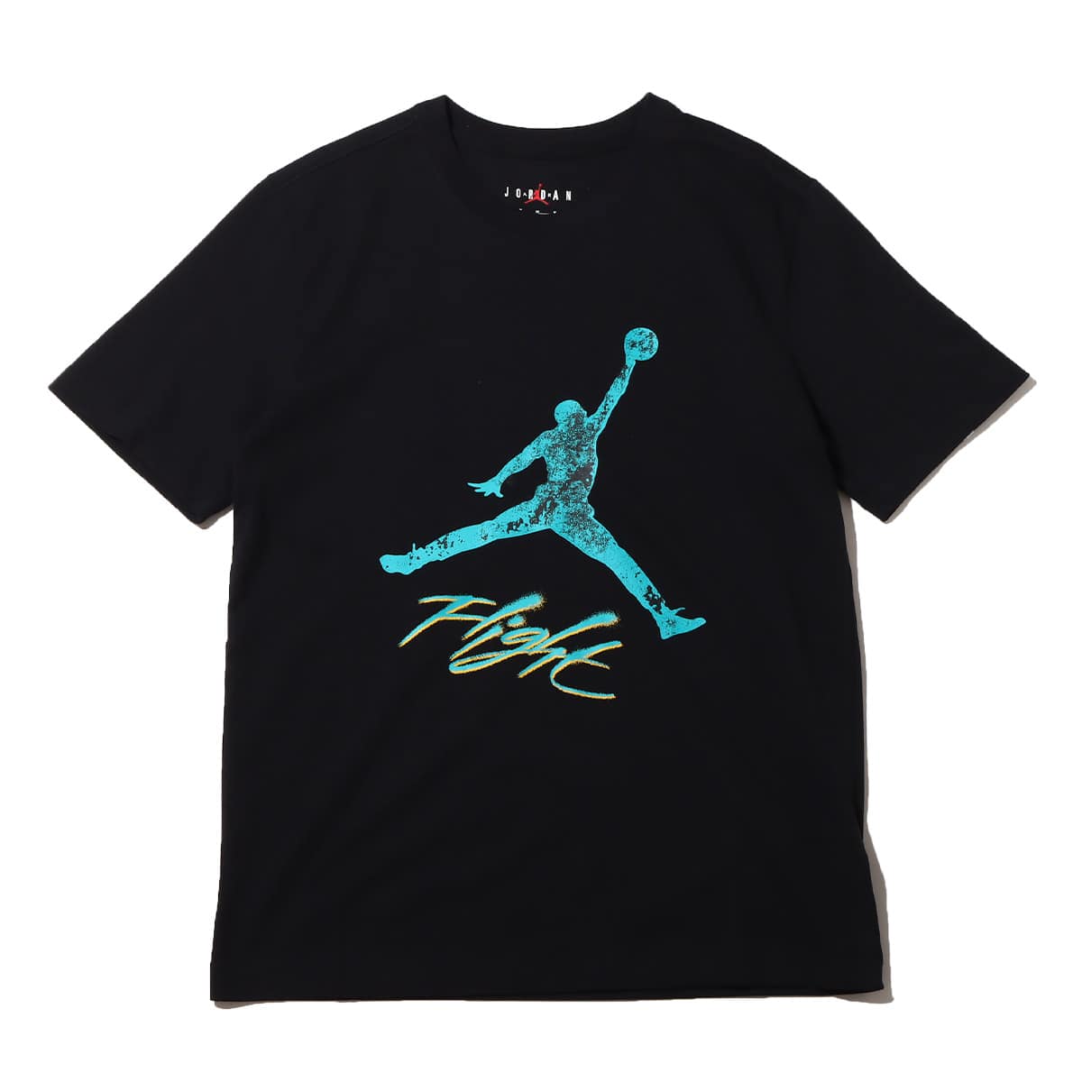 JORDAN BRAND AS M J ESS JUMPMAN SS CREW BLACK/NEW EMERALD/TAXI 22FA-I