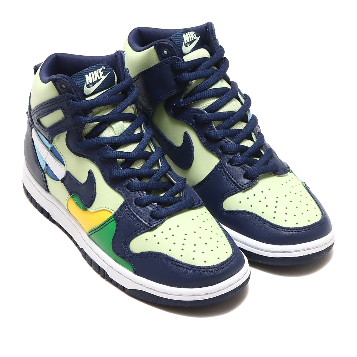 NIKE W DUNK HIGH LX PISTACHIO/MIDNIGHT NAVY 22HO-I