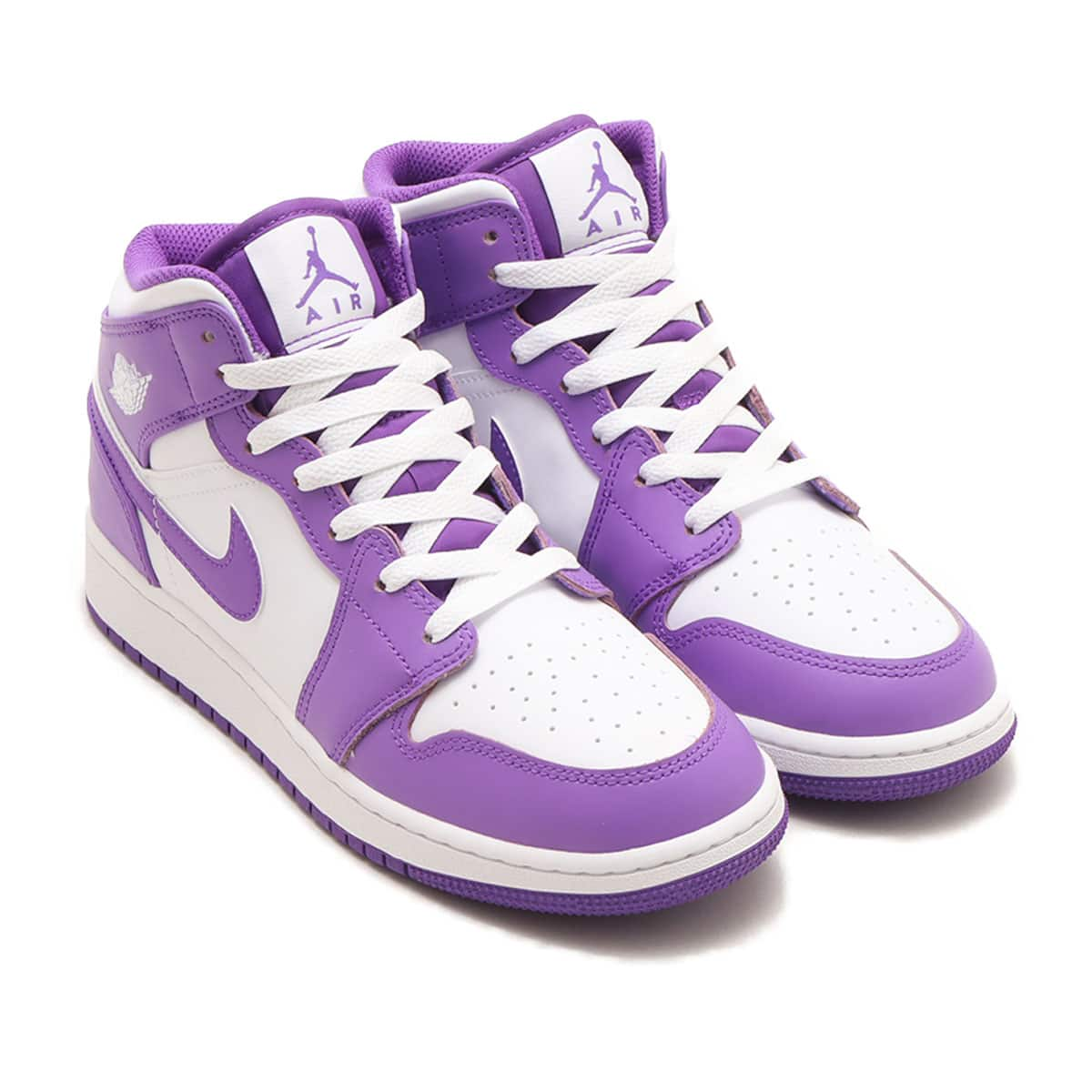 JORDAN BRAND AIR JORDAN 1 MID GS (PURPLE VENOM/WHITE) 23HO-I