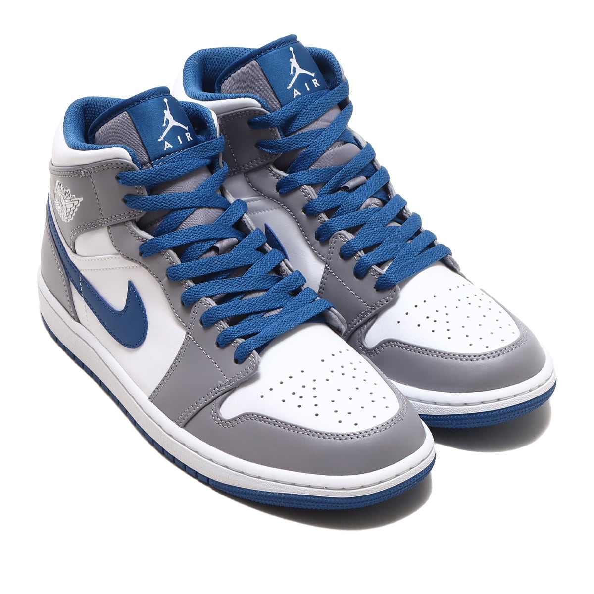 JORDAN BRAND AIR JORDAN 1 MID CEMENT GREY/WHITE-TRUE BLUE 23SP-I