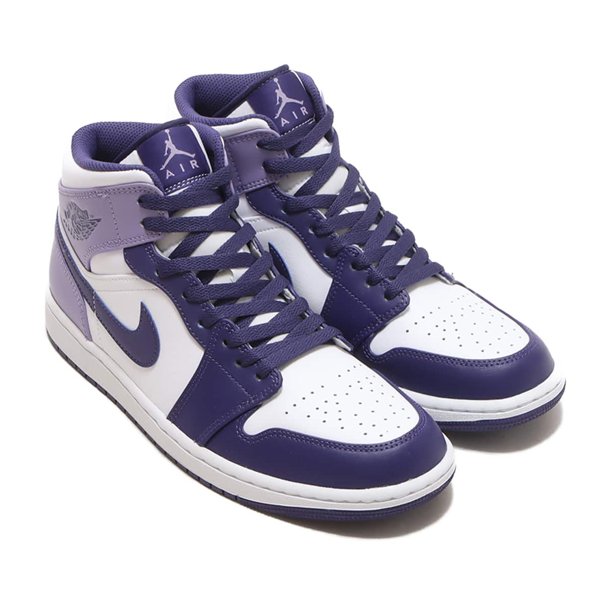 JORDAN BRAND AIR JORDAN 1 MID SKY J PURPLE/SKY J PURPLE-WHITE