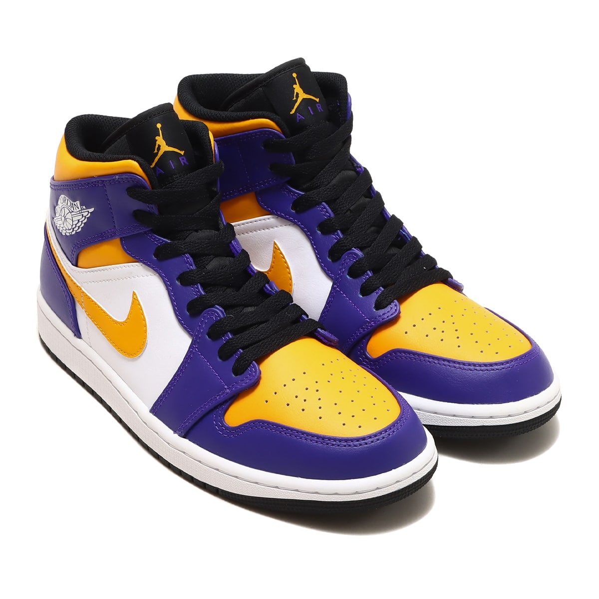 JORDAN BRAND AIR JORDAN 1 MID DARK CONCORD/TAXI-WHITE-BLACK 22HO-I