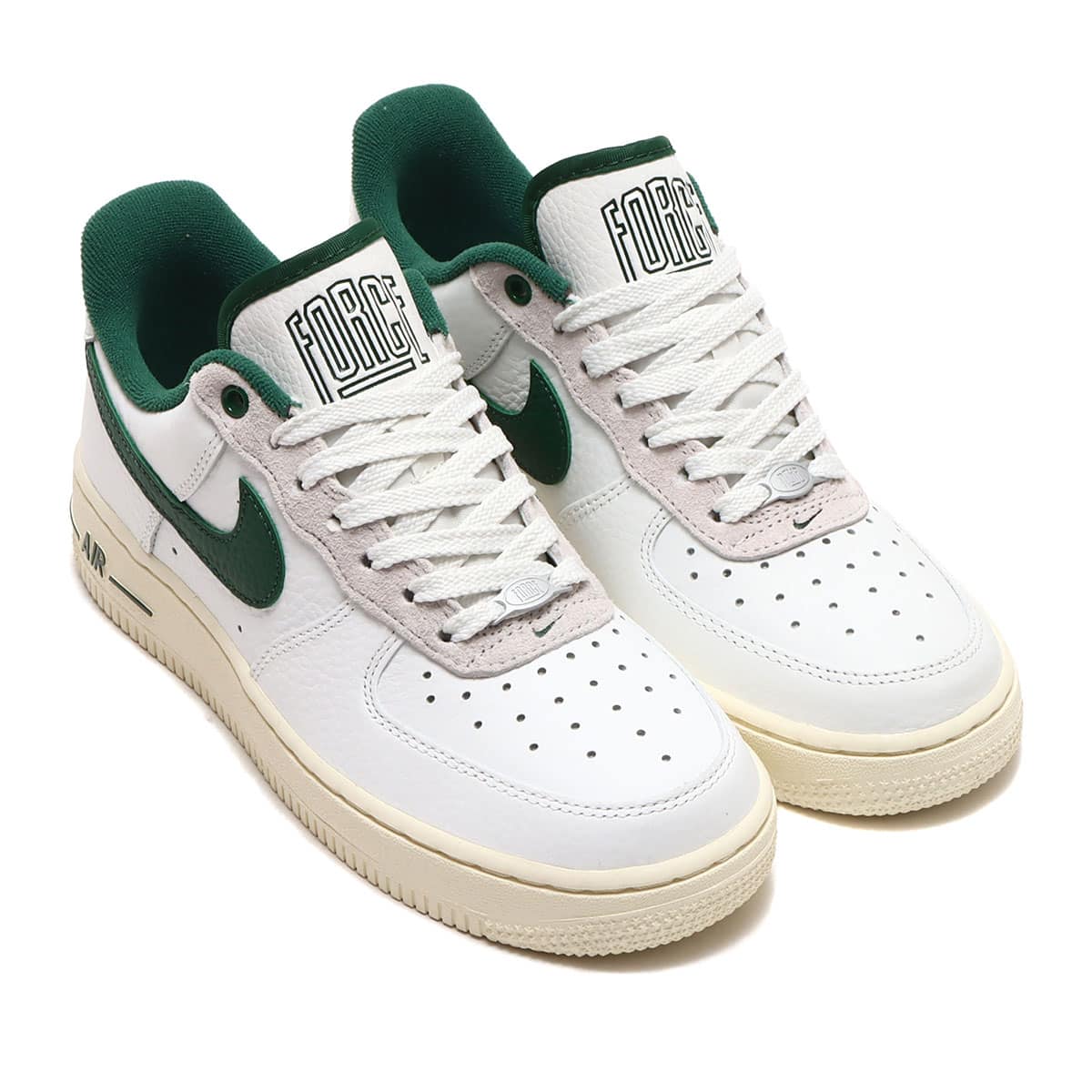 NIKE WMNS AIR FORCE 1 '07 LX SUMMIT WHITE/GORGE GREEN-WHITE 23SU-I