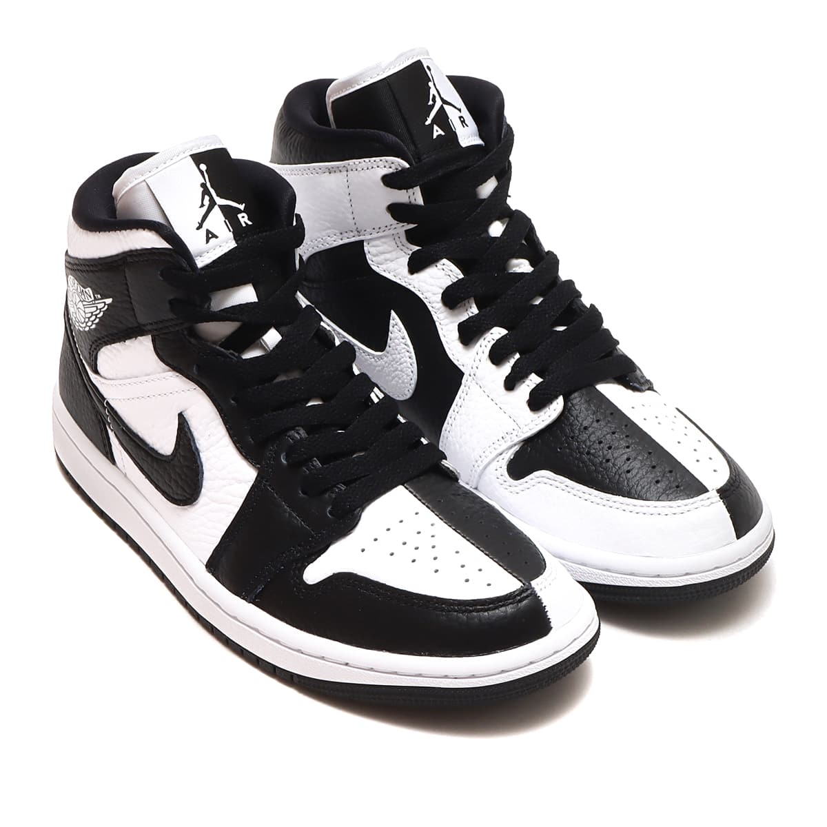 NIKE AIR JORDAN 1 MID SE 黒白黄　WMNS