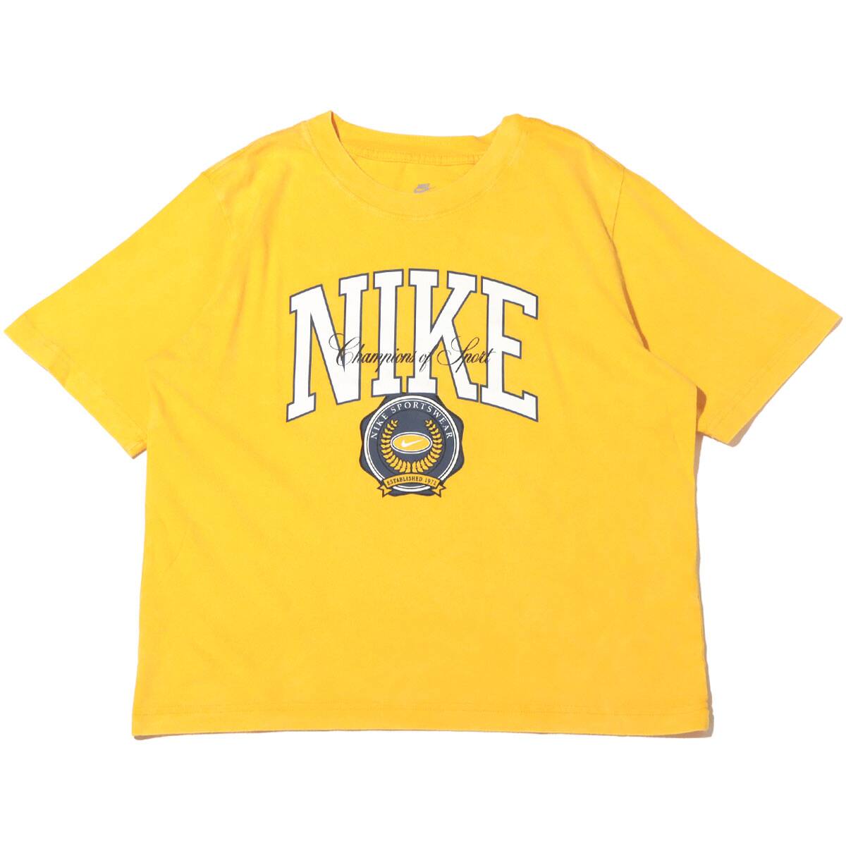 NIKE AS W NSW TEE BOXY VARSITY UNIVERSITY GOLD 22FA-Iのメイン画像