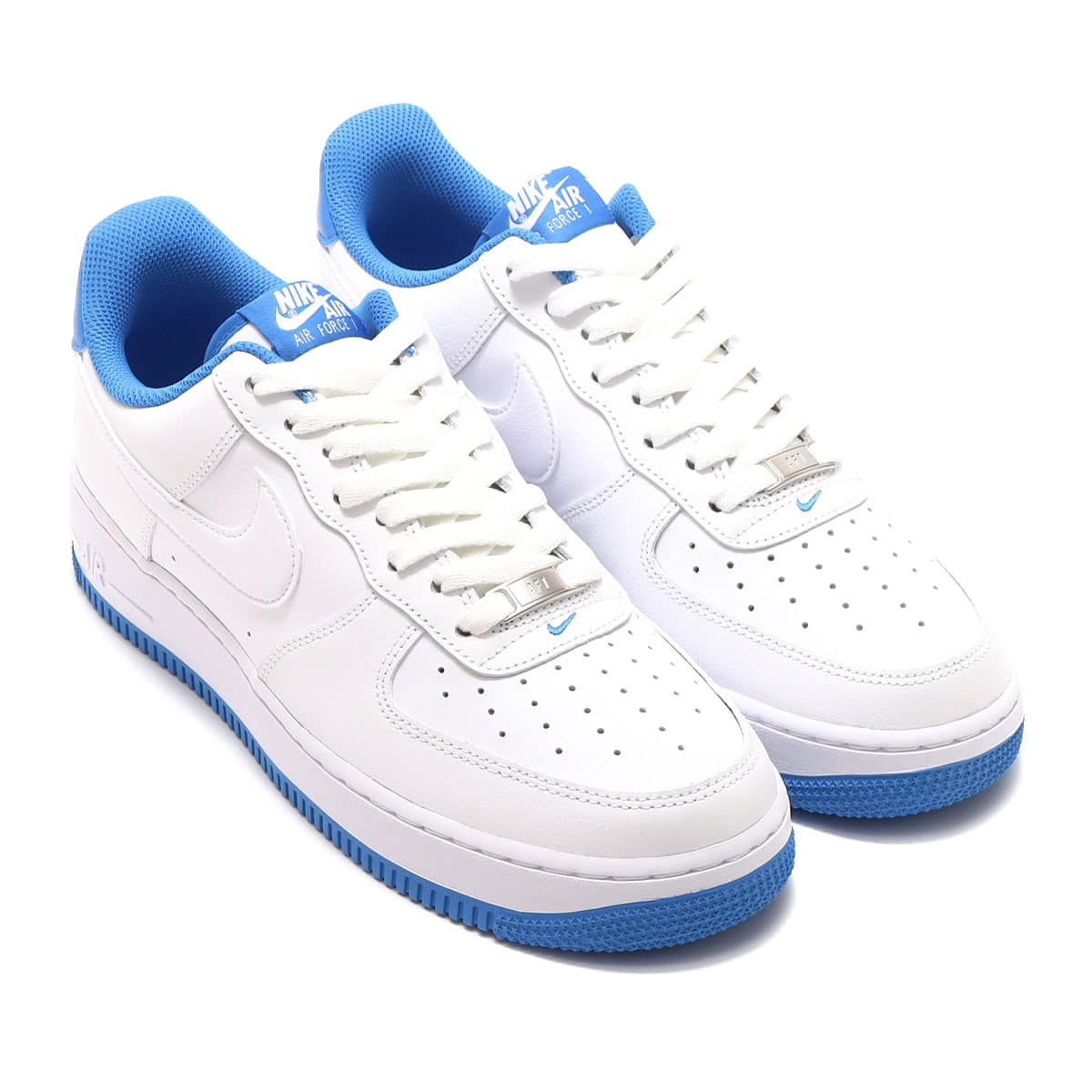 NIKE AIR FORCE 1 '07 WHITE/WHITE-LT PHOTO BLUE 22FA-I