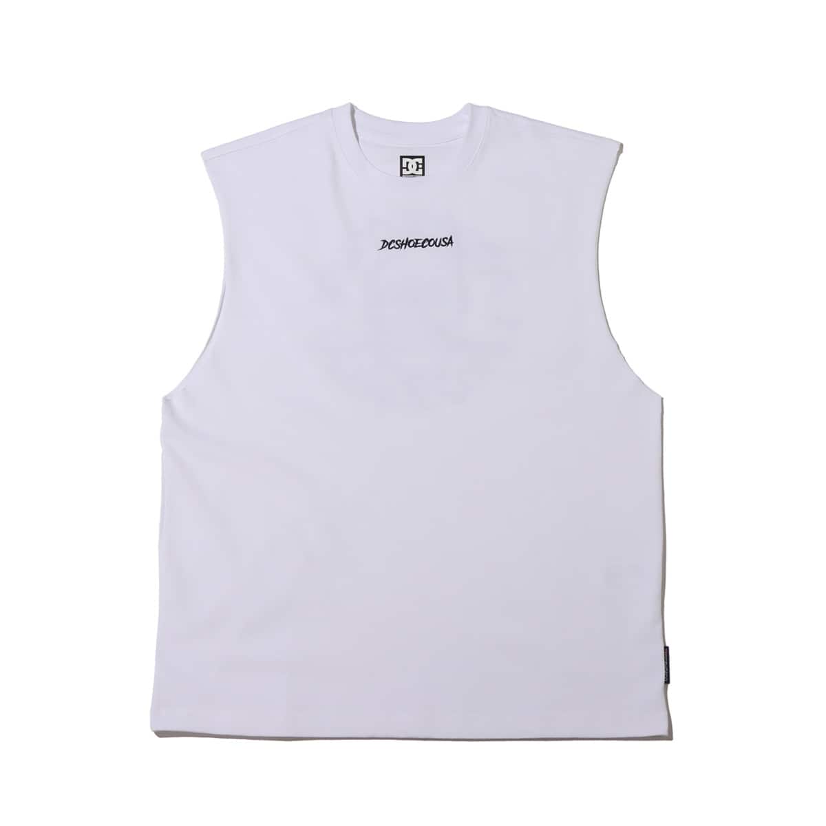 DC SHOES 23 DC SKULL SLEEVELESS WHITE 23SS-Iのメイン画像