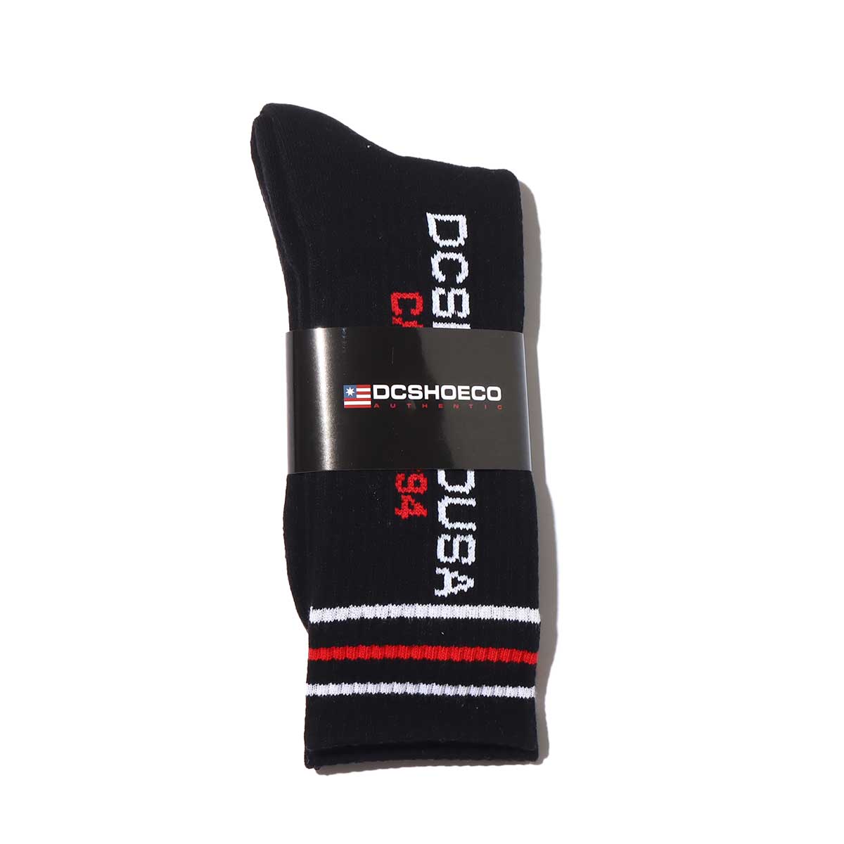 DC SHOES 23 CORPOLATE SOCKS BLACK 23SS-Iのメイン画像