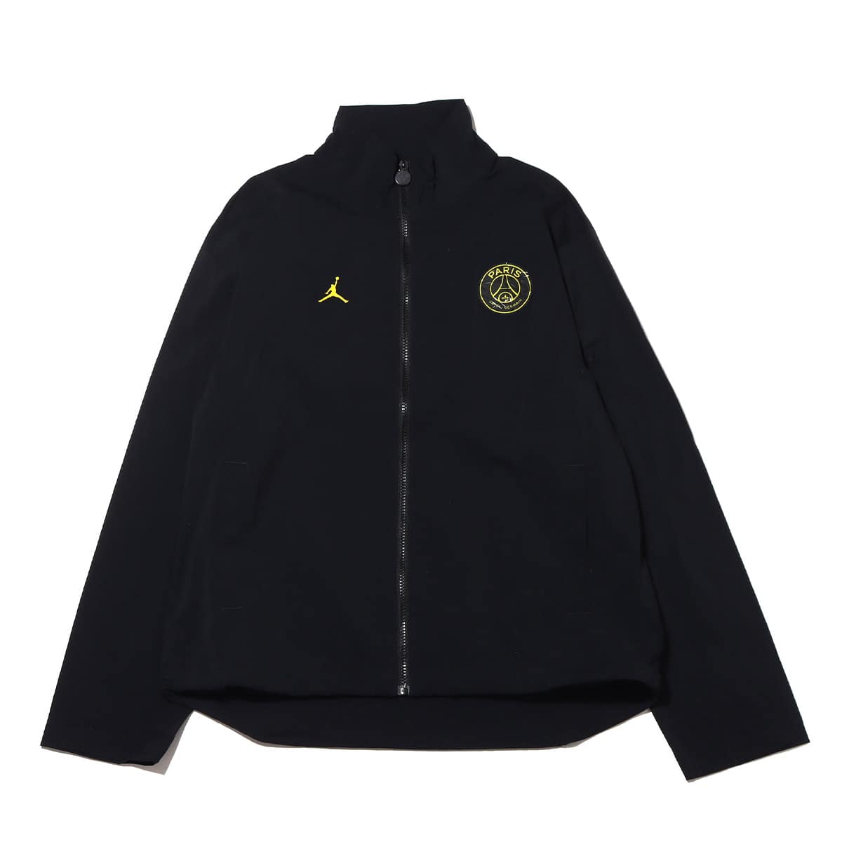 JORDAN BRAND AS M J PSG WVN JACKET BLACK/TOUR YELLOW/TOUR YELLOW