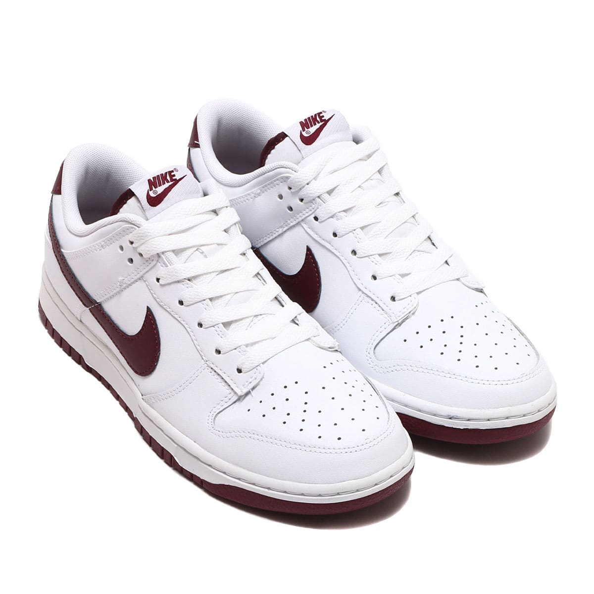 NIKE DUNK LOW RETRO WHITE/NIGHT MAROON-WHITE 23SU-I