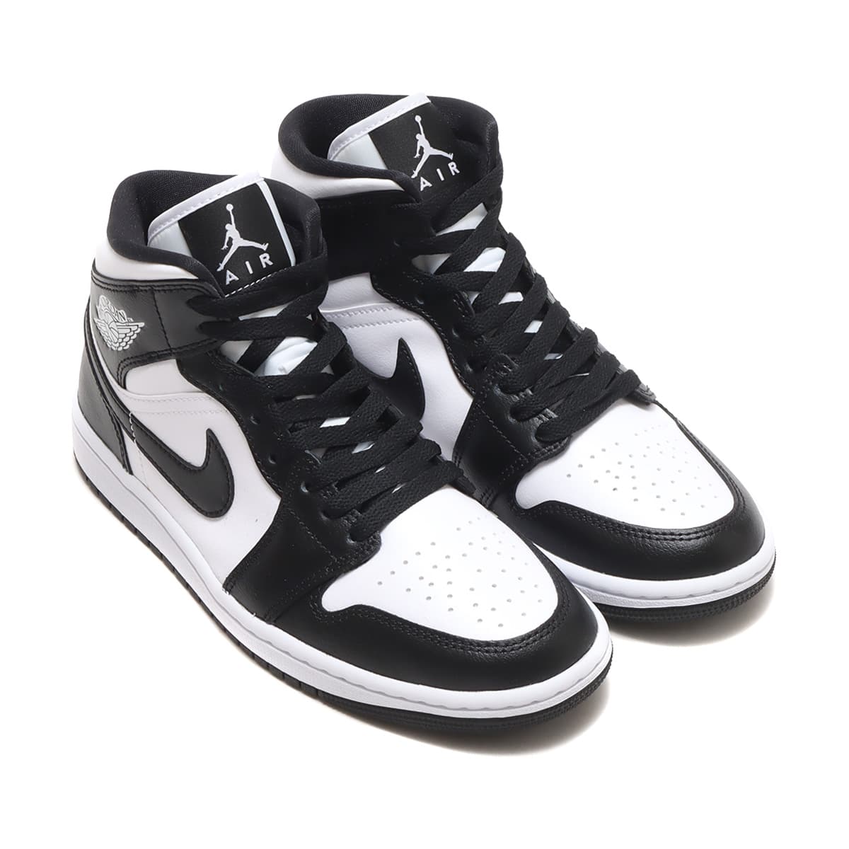 JORDAN BRAND WMNS AIR JORDAN 1 MID WHITE/BLACK-WHITE 24SU-I