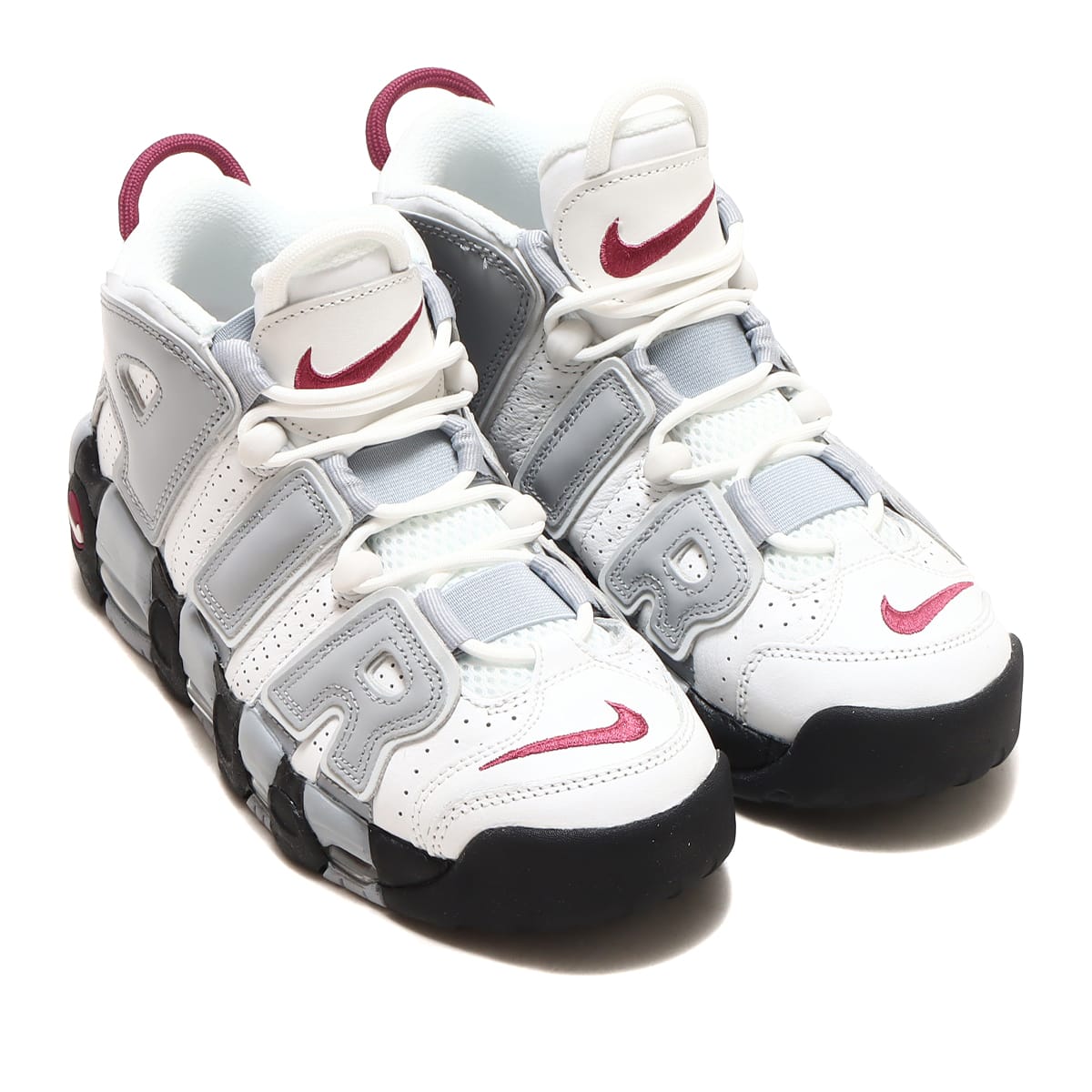 NIKE W AIR MORE UPTEMPO SUMMIT WHITE/ROSEWOOD-WOLF GREY 23SP-I
