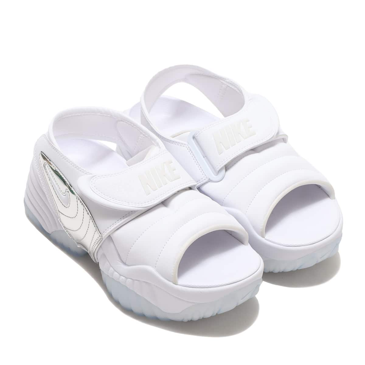 NIKE W ADJUST FORCE SANDAL WHITE/METALLIC SILVER-CLEAR 23SU-I