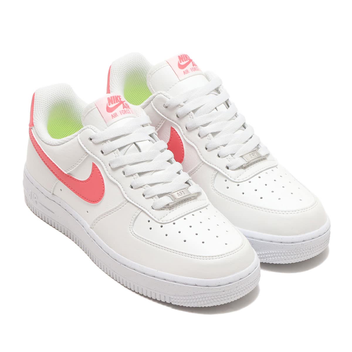 NIKE WMNS AIR FORCE 1 '07 NN SUMMIT WHITE/SEA CORAL-WHITE 23SU-I