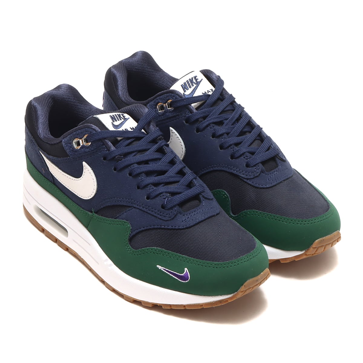 NIKE W NIKE AIR MAX 1 '87 QS OBSIDIAN/WHITE-MIDNIGHT NAVY-GORGE ...