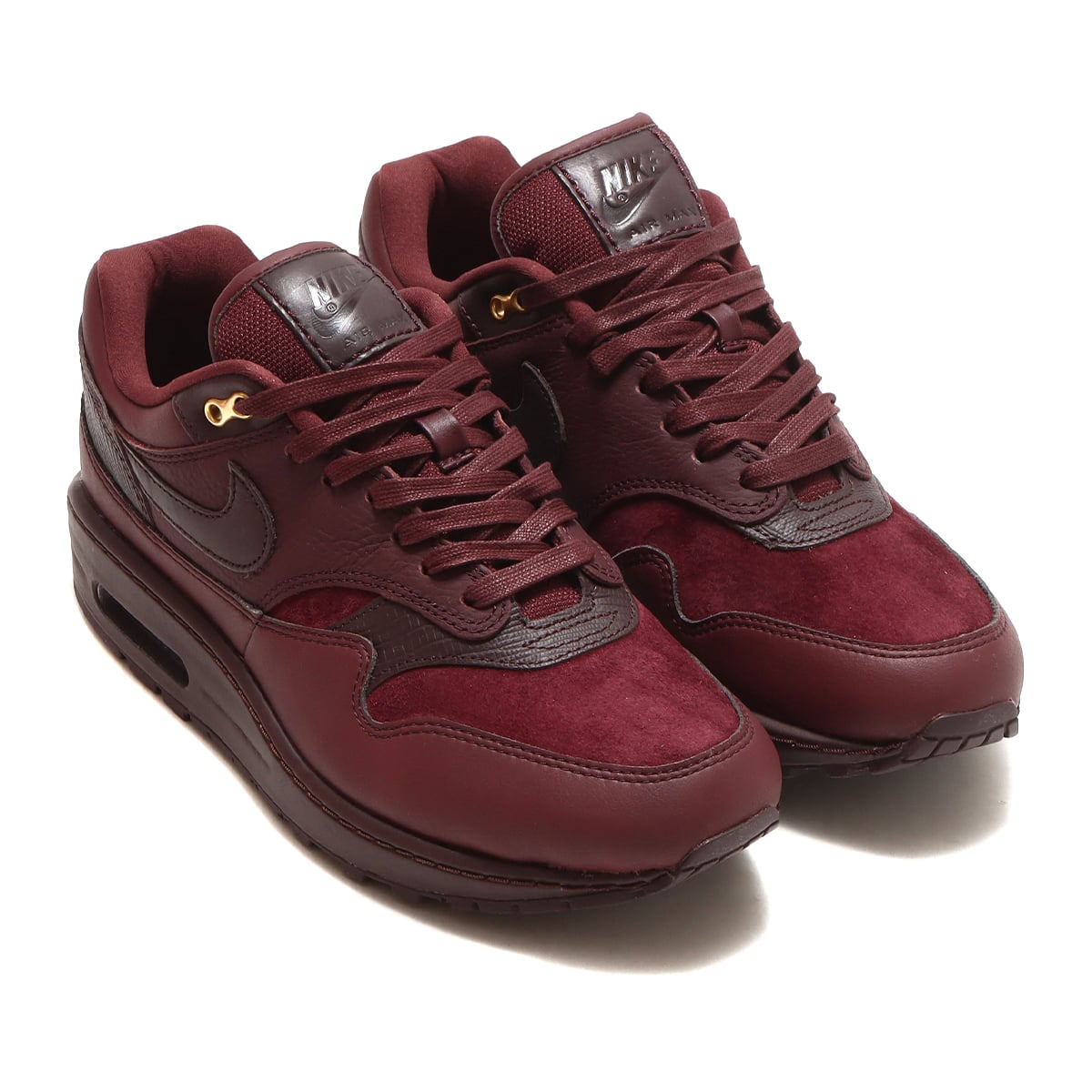 NIKE W AIR MAX 1 '87 NBHD BURGUNDY CRUSH/BURGUNDY CRUSH 22HO-I