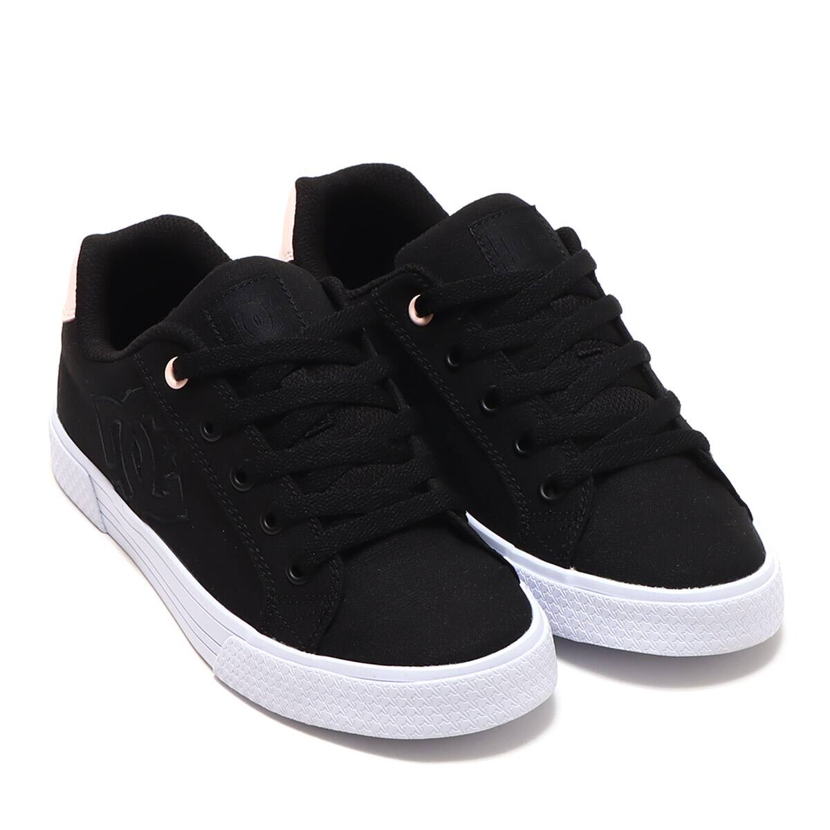 DC SHOES Ws CHELSEA BLACK/BLACK/PINK 22FW-I