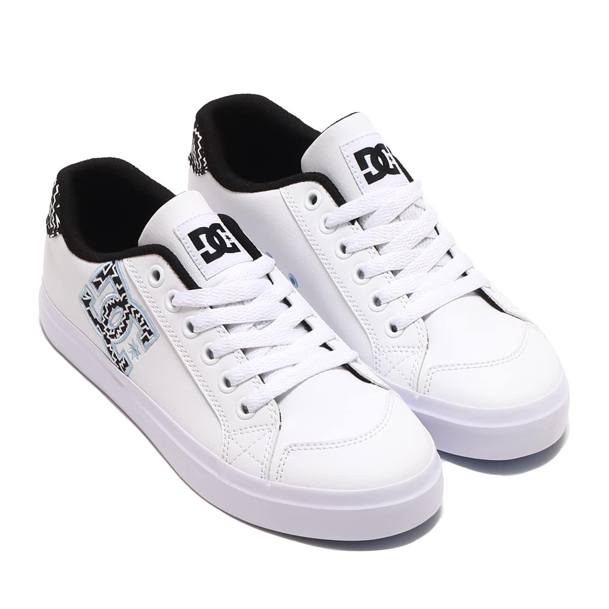 DC SHOES Ws CHELSEA PLUS SE SN WHITE/BLACK PRINT 23SS-Iのメイン画像