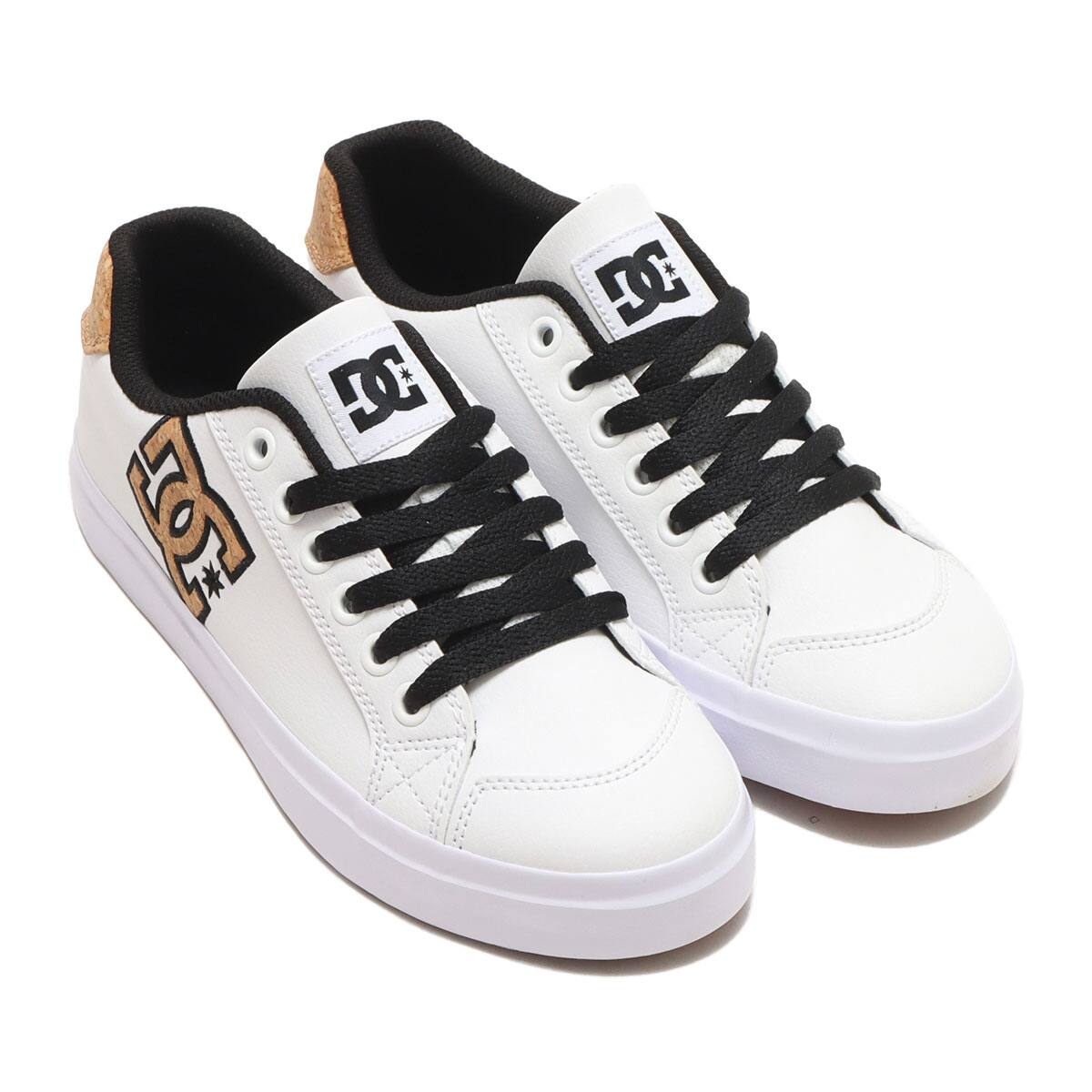 DC SHOES Ws CHELSEA PLUS SE SN WHITE/TAN 23SS-Iのメイン画像