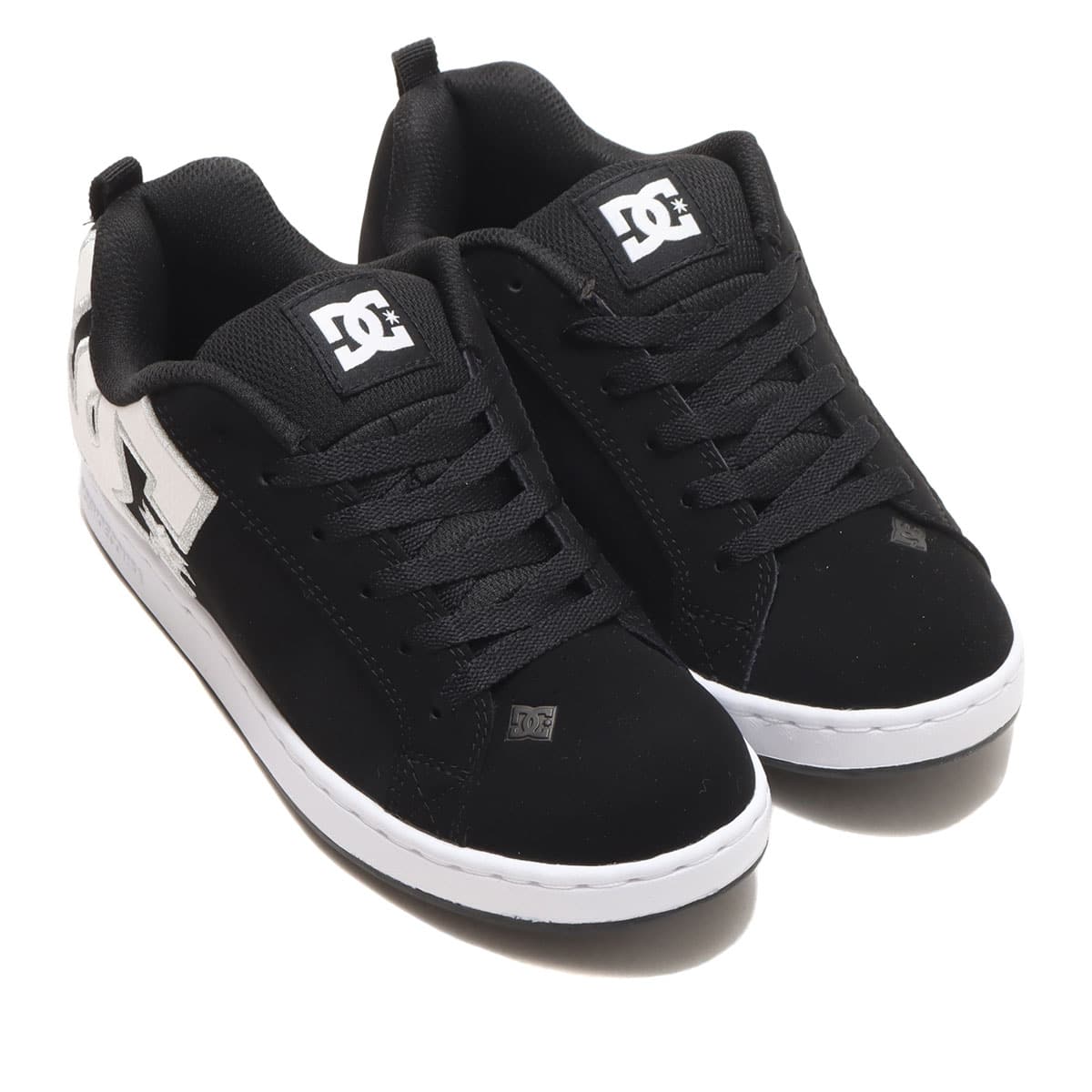 DC SHOES Ws COURT GRAFFIK BLACK/WHITE STENCIL 23SS-I