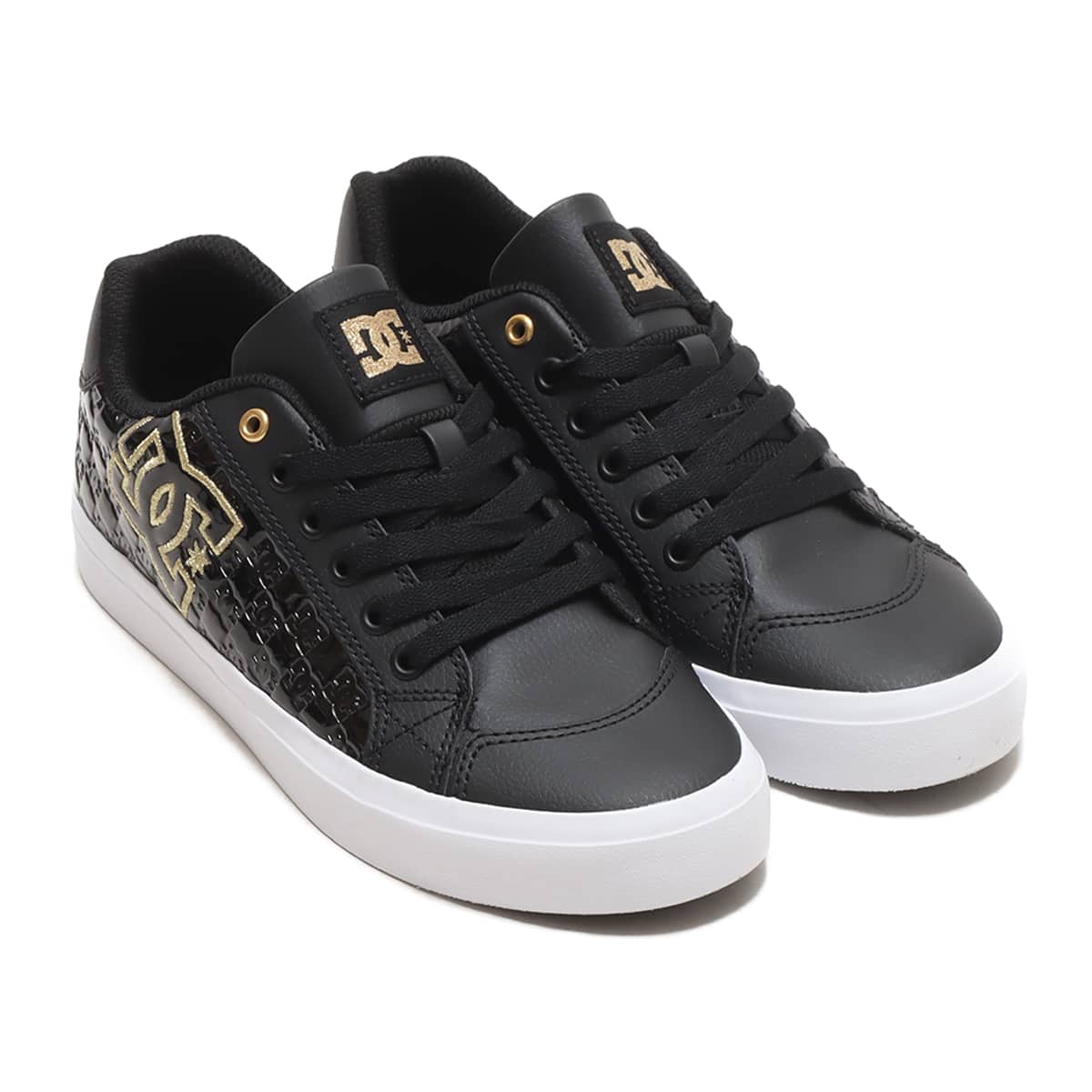 DC SHOES Ws CHELSEA PLUS SE SN BLACK/GOLD 23FW-Iのメイン画像
