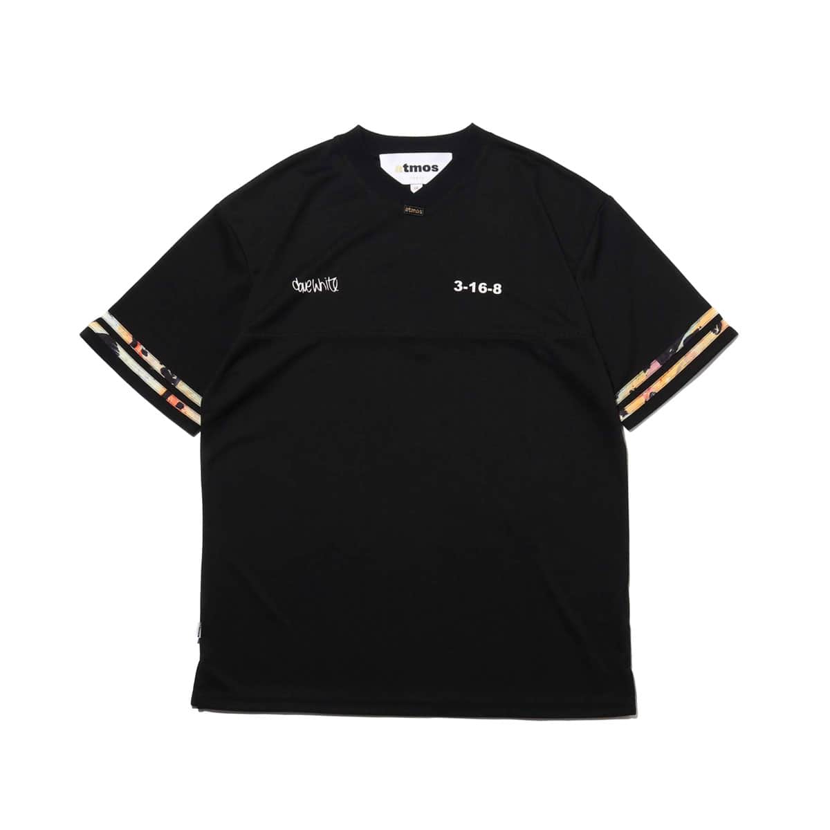 atmos x DW V NECK TEE BLACK 19SU-S_photo_large