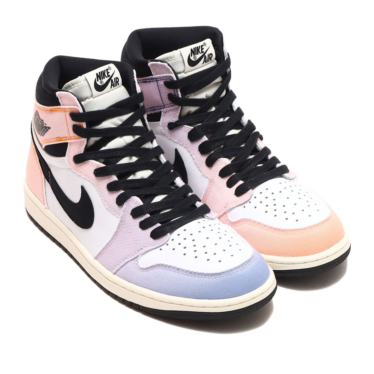 JORDAN BRAND AIR JORDAN 1 RETRO HI OG CRAFT VIVID ORANGE/BLACK-ICED  LILAC-TRUE BLUE 23SP-I