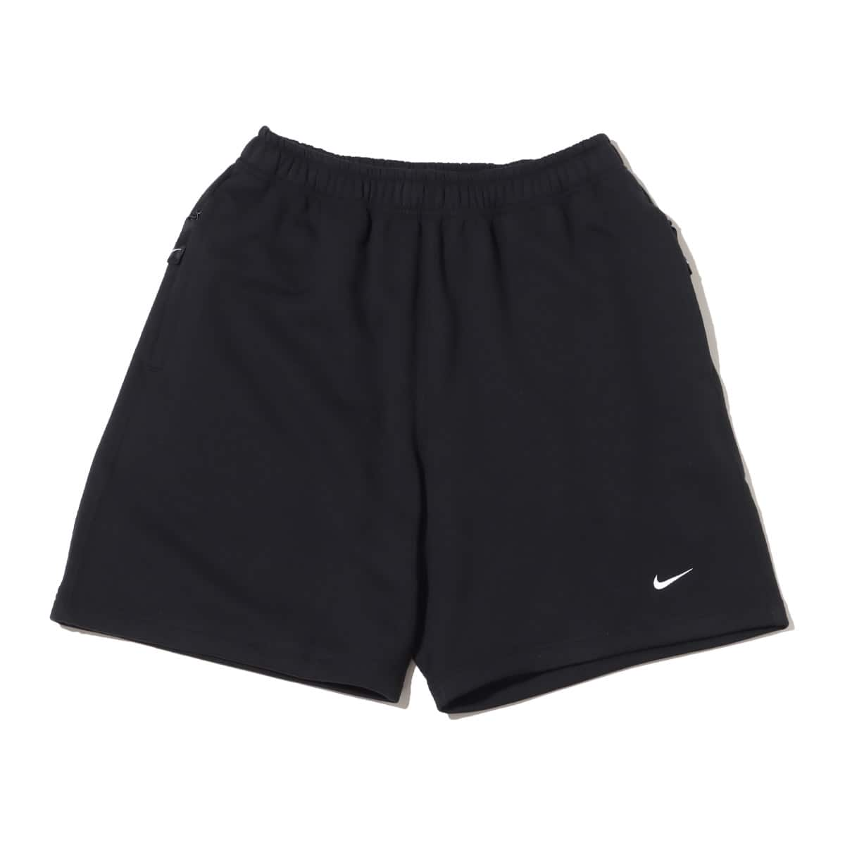 NIKE AS M NK SOLO SWSH FT SHORT BLACK/WHITE