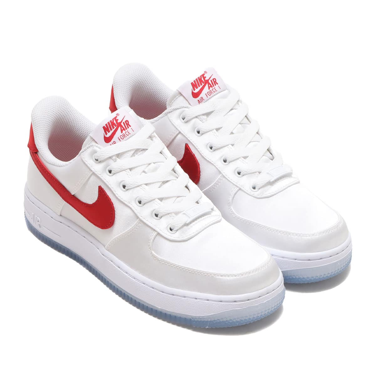 NIKE W AIR FORCE 1 '07 ESS SNKR WHITE/VARSITY RED 23SU-I_photo_large