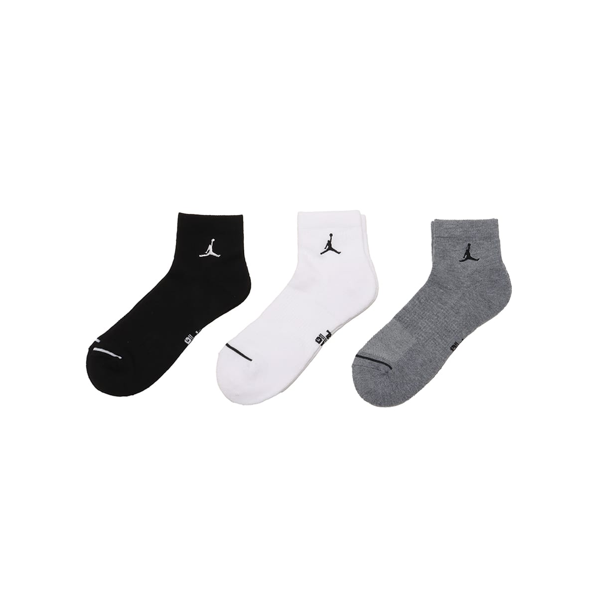 JORDAN BRAND U J ED CUSH POLY ANKLE 3PR 144 MULTI-COLORのメイン画像