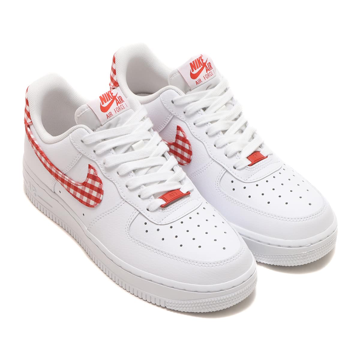 NIKE WMNS AIR FORCE 1 '07 ESS TREND WHITE/MYSTIC RED 23FA-I