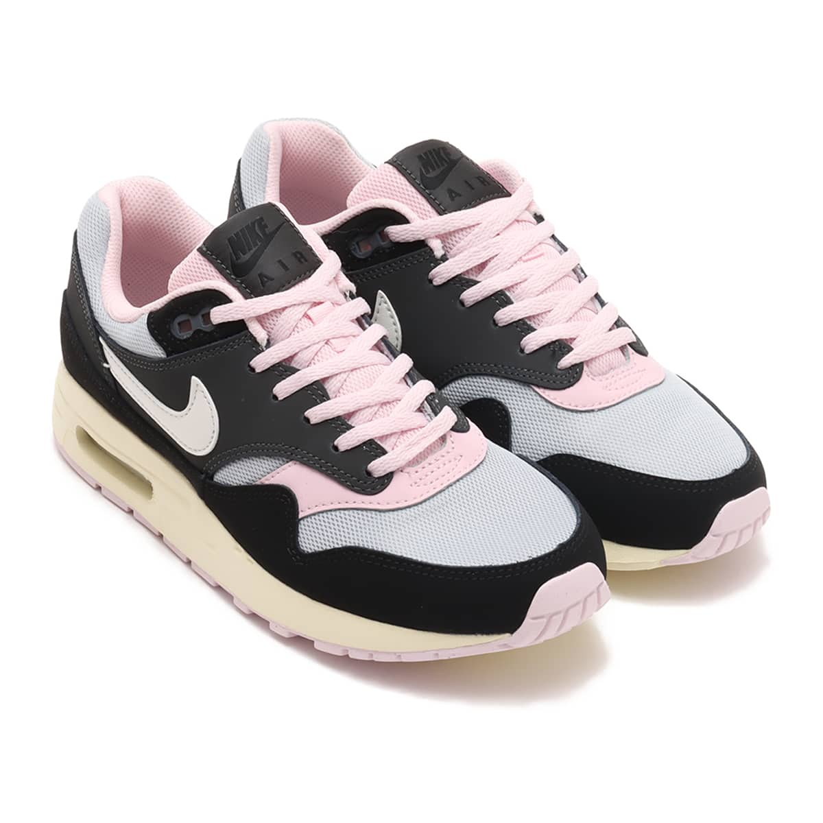 NIKE AIR MAX 1 (GS) BLACK/SUMMIT WHITE-ANTHRACITE-PINK FOAM 23HO-I_photo_large