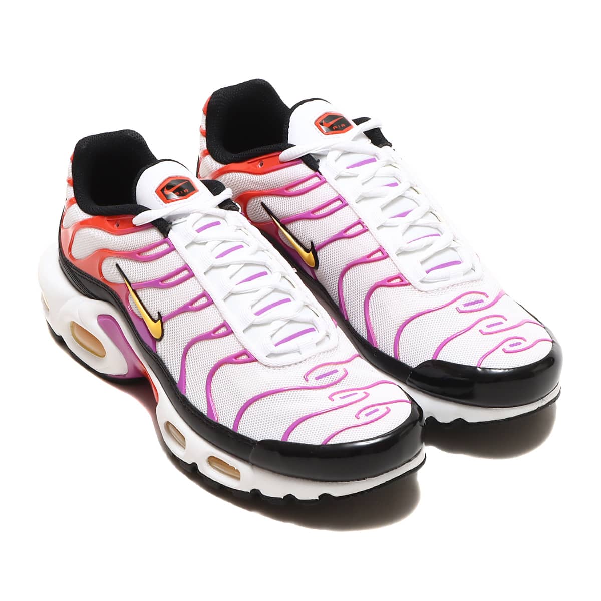 NIKE W AIR MAX PLUS WHITE/CITRON PULSE-BLACK-PICANTE RED 23SP-I_photo_large