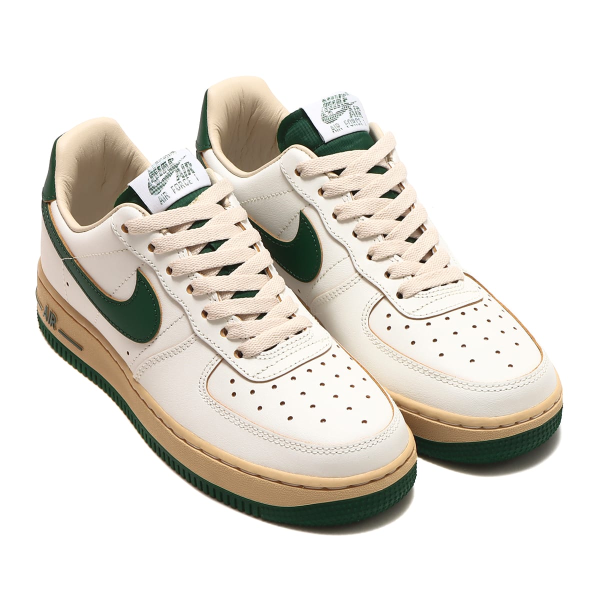 NIKE WMNS AIR FORCE 1 '07 LV8 SAIL/GORGE GREEN-SESAME-PEARL WHITE 