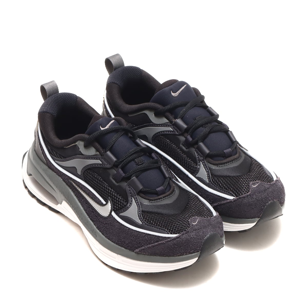 NIKE W AIR MAX BLISS BLACK/METALLIC SILVER-OIL GREY-IRON